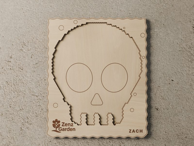 Empty skull tray in very hard mode with a blank floor